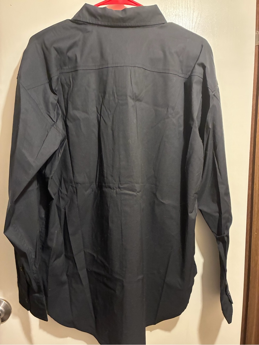 Lauren Ralph Lauren Black Long-Sleeve Button-Up Shirt with Embroidered Crest - Picture 2 of 7